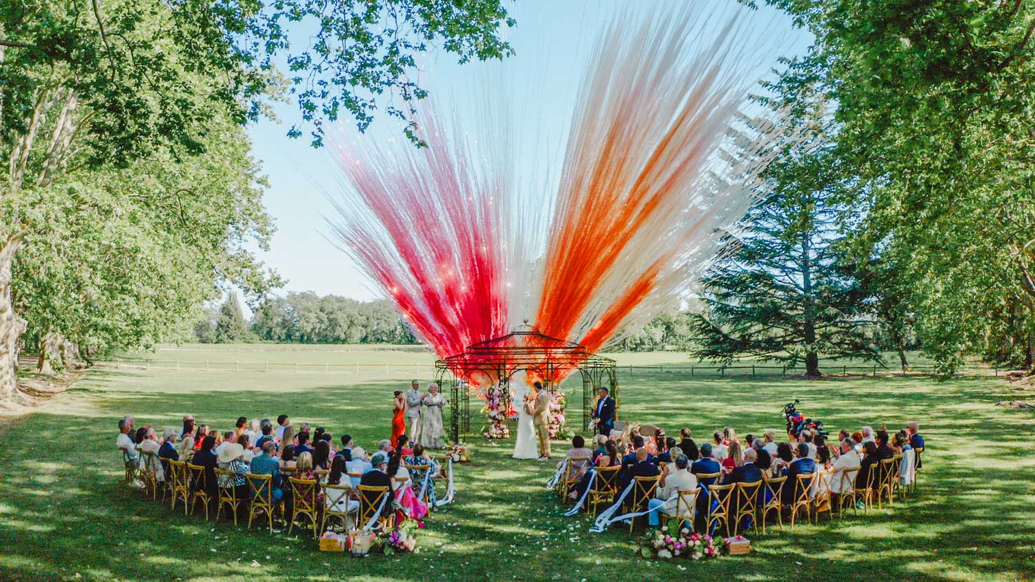 Élisabeth and Jean-Michel wedding at Domaine de la Verrières